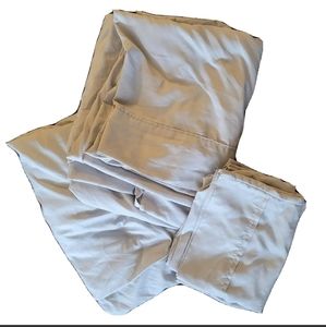 Twin gray sheet set cool bedding back to school college